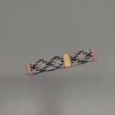 DaQin 20mm Magnetic Band for Garmin Vivoactive 5/Vivoactive 6/Vivoactive 3 Watch Bands, Braided Stretchy Soft Nylon Elastic Strap for Garmin Sq/Sq 2/Venu 2 Plus/Forerunner 165/55/245/645 Women Men (Gray Pink Blue)