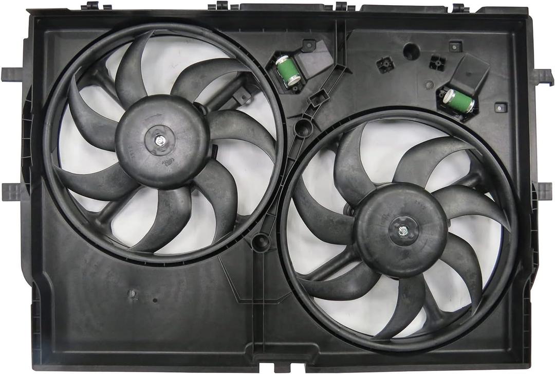 TYC 623730 Cooling Fan Assembly Compatible with 2014-2019 Ram Promaste
