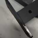 Black Metal Brackets, 1 Foot 