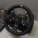 Logitech G920 Driving Force Racing Wheel and Floor Pedals, Real Force Feedback, Stainless Steel Paddle Shifters, Leather Steering Wheel Cover for Xbox Series X|S, Xbox One, PC, Mac - Black