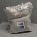 Rustic Oatmeal Pleated Linen Curtains 102 Inches Long for Living Room Bedroom 2 Panels Netural Boho Thick Textured Linen Back Tab Pinch Pleat Curtain Drapes Ceiling Floor Semi Sheer Sliding Door,  40"W x 102"L (Pack of 2)