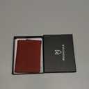 FOXHACKLE Leather Credit Card Holder Wallet for Men and Women, Thin Bifold RFID Blocking Wallet, Slim Front Pocket Minimalist Wallet, Small Card Case