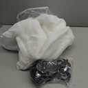 Off White Sheer Curtains 108 Inches Long 2 Panels, Thin Textured Linen Look Drapes for Living Room, Rustic Ivory See Through Window Decor, DIY Pinch Pleat Sliding Glass Door Curtain