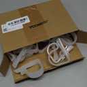 Yookeer 24 Pieces Church Pew Clips Heavy Duty Plastic Hook Chair Wedding Ceremony Decoration Hangers Table Clips Holders for Banister Garland Wreaths Railing Bow Aisle Flowers Lights