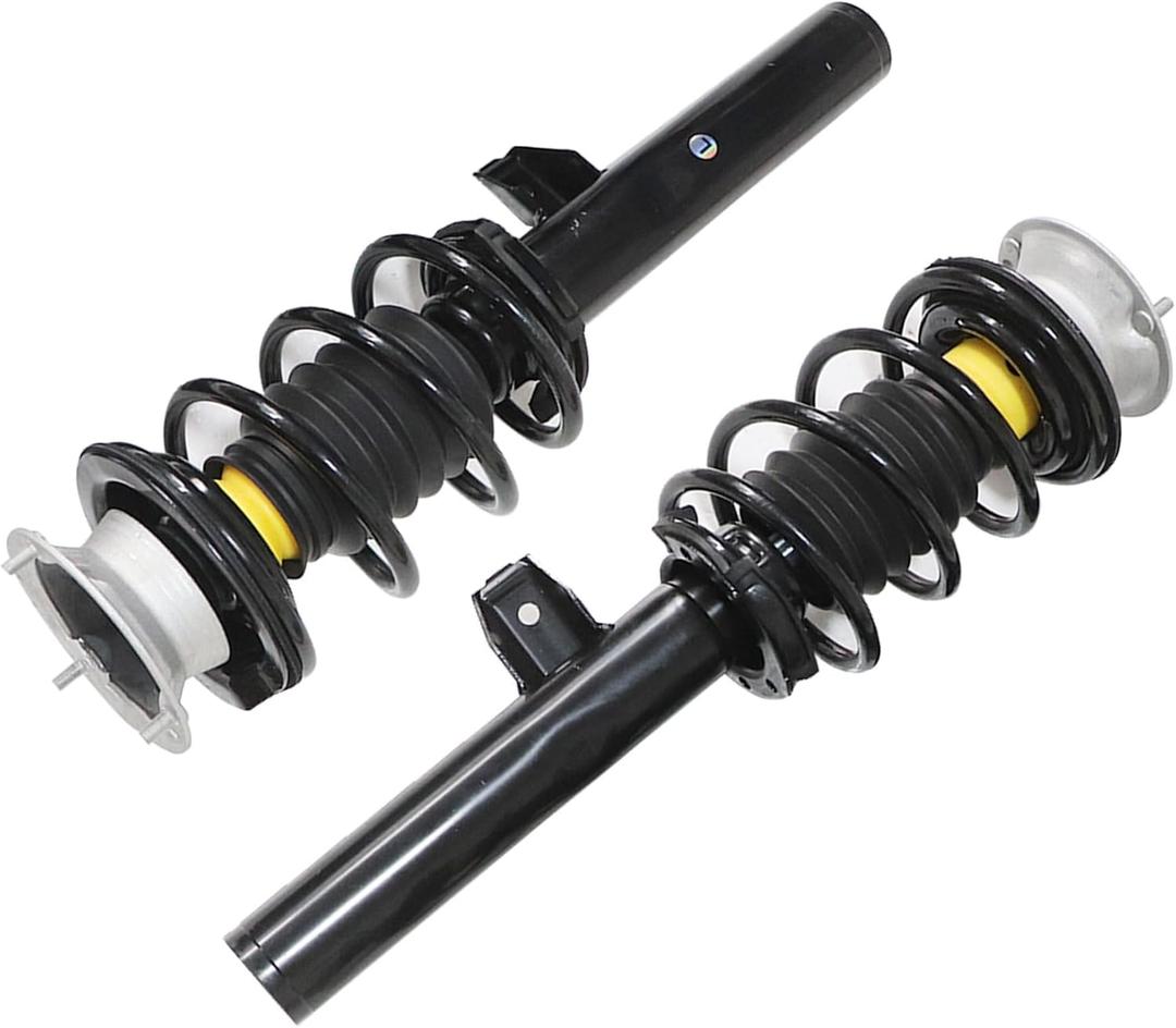 GXARTS 2 PCS Front Shock Strut Assembly 31316786517 31316786518 Compatible With BMW E60 525xi 530xi 528i 535i Xdrive 2006-2010