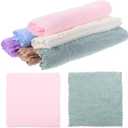 Microfiber Kitchen Towels 8pcs Solid Color Absorbent Hand Towels for Dish Drying Bathroom Fast-Dry Cloths for Kitchen(Mixed Color)