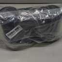 Toothbrush Holder, Multi-Functional Wall Mounted Toothbrush Holder, Toothpaste Dispenser for Bathroom with 2 Toothpaste Squeezers,5 Toothbrush Slots and 4 Cups(Black)