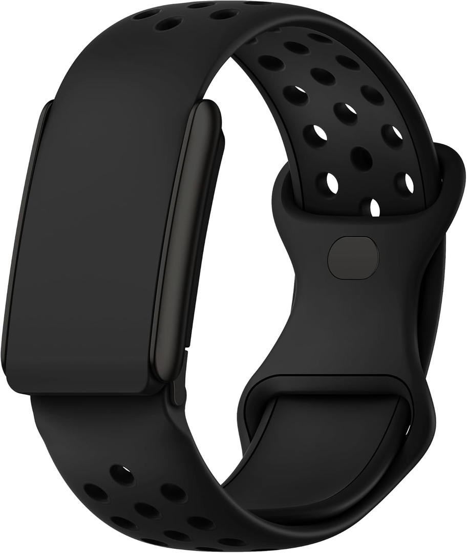 Silicone Sport Band Compatible with Whoop 5.0 Bands for Men Women, Soft Breathable Adjustable Waterproof Replacement Wristbands for Whoop 5.0 One, Peak and Life [Not for Gen 4]