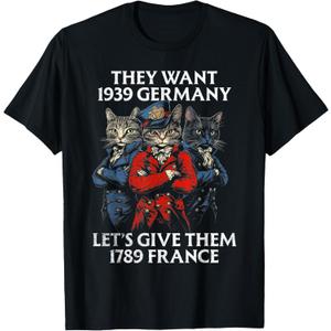 They Want 1939 Germany T-Shirt (Small, Black)