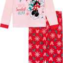 Disney Unisex Kids' 2-piece Snug-fit Cotton Holiday Matching Pajama Set, Soft & Cute for Kids (3T, Sweetest Helper)