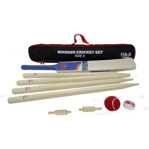 H&A Sports Kids Wooden Cricket Set  (Size 5)