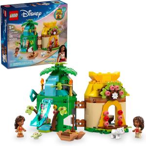 LEGO Disney Moana's Island Fun Building Toy Playset - Princess Moana Toy for Kids, Girls and Boys, Ages 5+ - with 2 Disney Micro-Dolls and Pua Animal Figure - Gift Idea for Birthdays - 43260 LEGO Disney Moana's Island Fun Building Toy Playset - Princess Moana Toy for Kids, Girls and Boys, Ages 5+ - with 2 Disney Micro-Dolls and Pua Animal Figure - Gift Idea for Birthdays - 43260