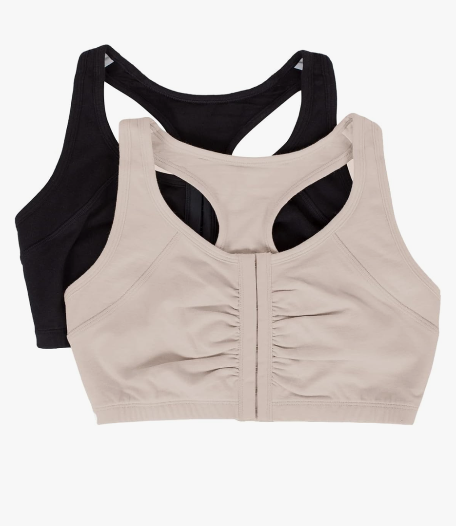 Fruit of The Loom Womens Front Close Builtup Sports Bra, Size Talla 48