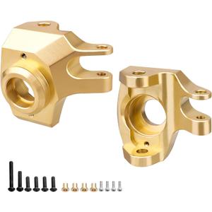 Upgraded Heavy Duty Brass Front Steering Knuckle for Axial SCX10 II 1/10 RC Crawler Upgrades Replacement Parts Weights