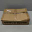 Kitstorack Under Sink Organizer, 2 Tier Under the Sink Storage, Slide out Pull out Cabinet Organizer Shelf, Metal Sliding Drawer for Kitchen Bathroom Pantry Closet Organization Rack, White, 1 Pack