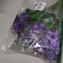 10Pcs Lilac Flowers Artificial Bouquet Fake Purple Flowers Faux Lilacs Mix Bush Artificial Purple Silk Flower Bulk Arrangements Summer for Table Centerpieces Home Kitchen Wedding Decorations