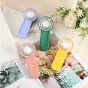 Sumind 100 Pcs Mini Portable Fan,AAA Battery Operated, 4 Colors, 5.9 x 2.6 inches