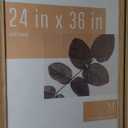 MCS Studio Gallery Classic 24x36 Poster Frame Natural Woodgrain Engineered Wood, Vertical & Horizontal Wall Hanging Large Picture Frame for Photos, Posters & Art Prints (1-Pack)