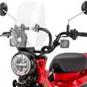 Motorcycle Windshield CT125 Hunter Cub Windscreen Wind Deflectors for Honda Hunter Cub CT125 CT 125 Trail 125 2020-2025 (Clear)