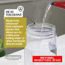 Lustroware QuickServe Airtight Pitcher - 2.1L (70oz), Heat Resistant, BPA-Free SAN Plastic, One Touch Open & Close, Space-Saving, Made in Japan - White