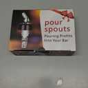 Automatic Measured Bottle Pourer - Quick Shot Spirit Measure Pourer Drinks Wine Cocktail Dispenser Home Bar Tools - 1oz/30ml (4 pack)