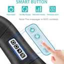 AERLANG Shiatsu Back and Neck Massager, Back Massager Deep Tissue Kneading Neck and Shoulder Massage with Heat, Electric Massage Pillow Fathers Day Gift Ideas from Daughter Son(NOT Cordless) (Black)