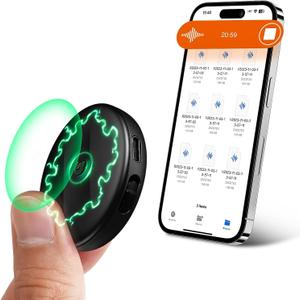 64GB(4800Hours) Magnetic Voice Activated Recorder - Digital Voice Recorder with DSP 5.0 AI-Intelligent Noise Cancellation, Smart Tap Recording Device Portable for Lectures Meetings Interviews Classes