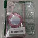 Magnetic for Samsung Galaxy S25 Plus Glitter Kickstand Case, [Compatible with MagSafe] Makeup Mirror Cute Bling Rhinestone Girl Woman Cover Camera Lens Protector Ring Holder for S25+ (Pink)