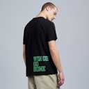 GAME 7 Men's Short Sleeve Lightweight Graphic Logo Crew Neck Cotton T-Shirt, L, Black