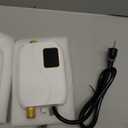 Tankless Water Heater Electric, 110V 3000W Instant Hot Water Heater with Adjustable Temperature & US Plug for Kitchen, RV, Small Sink  No Waiting, Energy Efficient - White