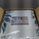 Harbor House 100% Cotton Duvet Cover, Coastal, Beach Cottage Design, All Season, Breathable Comforter Tropical Bedding, Matching Shams, Lorelai Monstera Leaf Cal King (106"x90") 5 Piece