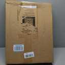 Bemis 500EC Durable Wood Toilet Seat with Easy Clean Hinges, Made in USA, Round, Biscuit