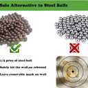 Slingshot Ammo 1/2 Inch,Biodegradable Clay Sling Shot Ammo Ball 12mm - 13mm for Hunting and Target Practice, 1000PCS