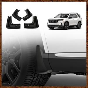 Muslogy for Pilot 2023 2024 2025 Mud Flaps Splash Guards Front & Rear Fender Mud Guard Accessories Compatible with 4th Gen Honda Pilot 2023-2025 Sport EX-L TrailSport Touring Elite