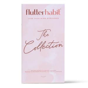 FlutterHabit Classic Collection Box, DIY Lash Extensions, Lash Clusters Kit, Up to 10 Day Wear, Natural & Classic Lashes, Salon-Quality Eyelash Extensions, 6 Sets of Lashes, No Lash Glue Included