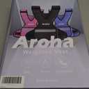 Adjustable Weighted Vest for Women & Men, 4-10lb/11-20lb/20-32lb Vest with 6 Ironsand Weights for Strength Training and Home Workout, Weight Vest with Reflective Strip for Running, Walking (Pink)