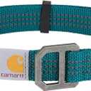 Carhartt Nylon Webbing Dog Collar, Fully Adjustable W/Durable Side Release Buckle and Reflective Stitching, Shaded Spruce, Medium