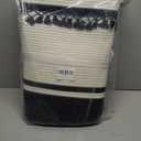 XinM 127L Blanket Basket 24" x 24" x 18" Woven Laundry Baskets for Storage with Handle, Nursery Blanket Basket for Cushions, Clothes, Toys, Pillons