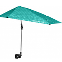 Sport-Brella Versa-Brella SPF 50+ Adjustable Umbrella with Universal Clamp, Regular, Turquoise