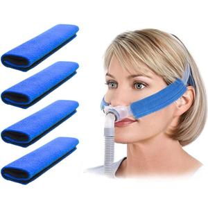4-Packs CPAP strap covers, Soft Fleece CPAP strap comfort pads, CPAP face pads, Comfortable CPAP supplies for CPAP mask, CPAP accessories for sleep apnea mask, CPAP pads, comfort supply for CPAP