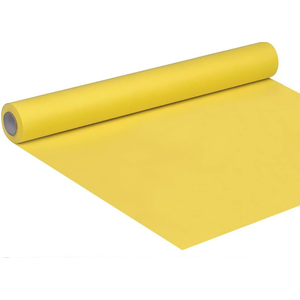 PerkHomy Lemon Yellow Kraft Paper Roll 17.5" x 960" (80') for Gift Wrapping Bouquet Flower Art Painting Craft Writing Packaging Shipping 80GSM 55LB (Lemon Yellow, 17.5" x 80')