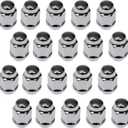 Dorman 711-265 Wheel Nut Chrome Acorn Bulge Seat 1/2-20 Compatible with Select Models, 20 Pack