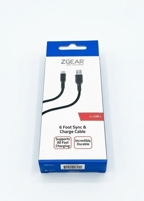 ZGear 6 Foot Sync Charge Cable For USB-C