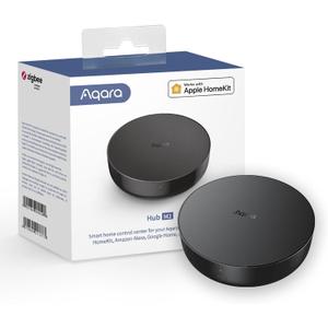 Aqara Smart Hub M2 (2.4 GHz Wi-Fi Required), Smart Home Bridge for Alarm System, IR Remote Control, Home Automation, Supports Alexa, Google Assistant