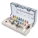 Dental Implant Torque Wrench Kit with Adjustable Torque Ratchet 10-70Ncm Autoclavable High Precision Implant Driver Kit for Dentists Pack of 16 Pcs (Square color)