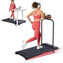 MCRG Walking Pad Treadmill with Incline, 2026 Upgrade Portable Walking pad Treadmill with Handle Bar, 0.6-7.6MPH Small Treadmills Walking Pad for Home Small, 3.5HP, 350LBS