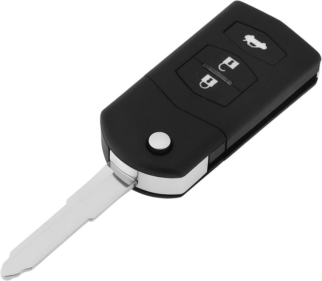 3-Button Remote Key 433MHz ID63 80bit Chip Compatible with Mazda 2 3 5 6 6 8 SKE126-01