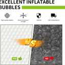 12 Inch x 32 ft Lightweight Bubble Cushioning Wrap Roll, 12"X394'' Nylon Bubble Cushioning Rolls, Fragile Packing Supplies for Shipping, Mailing and Moving Packing Supplies(3Roll 12"X1182'')