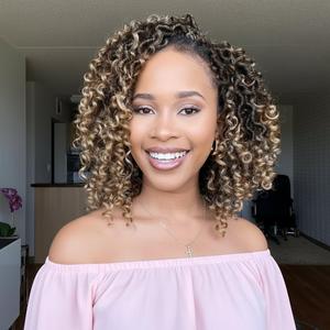Fulcrum Goddess Locs Crochet Hair 10 Inch, 8 Packs New Faux Locs Crochet Hair for Black Women, Crochet locs with Curly Ends (10Inch (Pack of 8), T27#)