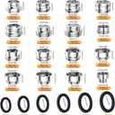 16 pcs Faucet Adapter Kit, CNYMANY Kitchen Aerator Adapter Set Male Female M22 Sink Faucet Adapter Connecting Garden Hose Water Filter Standard Hose via Diverter